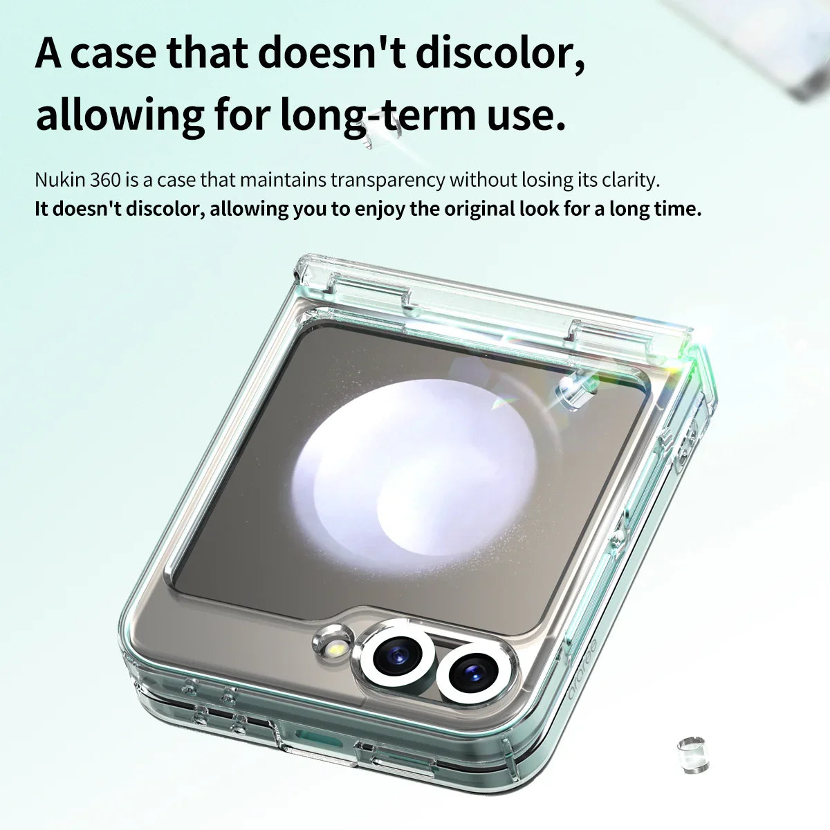 Araree Samsung Z Flip 6 Nukin 360 Case - Clear - Tashqila Araree Samsung Z Flip 6 Nukin 360 Case - Clear - Tashqila